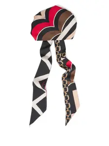 Бандана-шляпа с принтом Istrice Pucci, черный