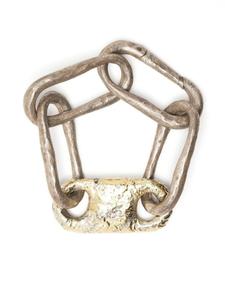 Браслет Roman Large Link Parts of Four, серебряный