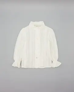 Хлопковая детская рубашка Fina Ejerique, белый