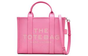 MARC JACOBS Кожаная сумка-шоппер, шоппер, сумка через плечо, женская сумка среднего размера ярко-розового цвета