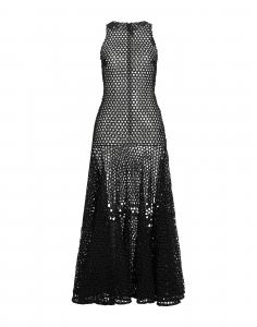 Платье макси David Koma, черный