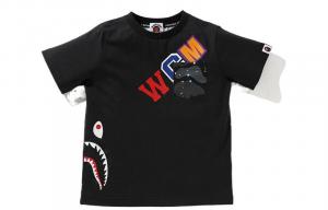 Детская футболка A Bathing Ape, черный