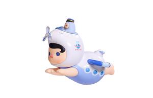 Pucky Flight Collection мистическая коробка одиночная мистическая коробка/полный набор 8 шт POP MART