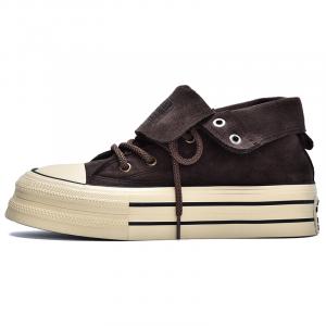 JINDUN Женские высокие кэжуал кеды, цвет Brown