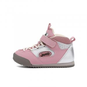 Беговые кроссовки Mid top для детей, устойчивые к скольжению и истиранию Jeep, star diamond серебро/lotus розовый