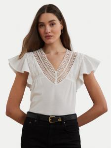 Блузка свободного кроя 200963917002 Lauren Ralph Lauren, белый