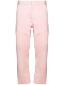 SAINT MXXXXXX укороченные хлопковые чиносы, розовый