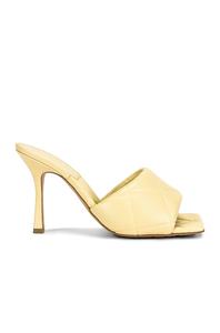 Резиновые сандалии-мулы Lido Bottega Veneta, цвет Moonbeam