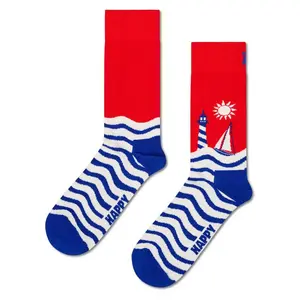 Носки Happy Sail away crew, красный