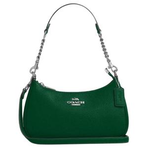 COACH Кожаная сумка через плечо teri medium women's green