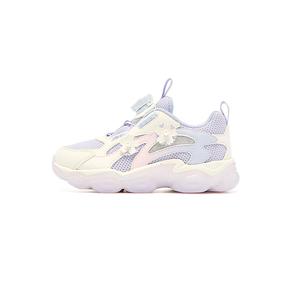 Детские кроссовки для дошкольников QIAODAN, фиолетовый/слоновая кость/белый