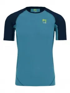 Футболка с короткими рукавами и контрастной вставкой KARPOS, синий