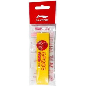 LINING Лента для рукоятки бадминтонной ракетки Yellow PU тонкая GP205 1 шт