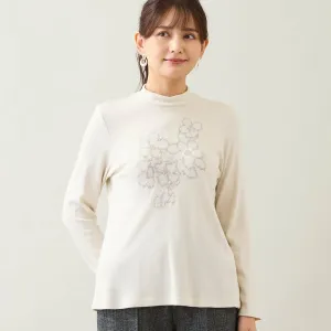 Топ с цветочной вышивкой Lobjie, цвет White