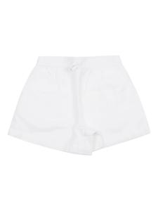 POLO RALPH LAUREN KIDS шорты с вышивкой Polo Pony, белый