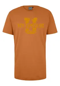 AHORN SPORTSWEAR Футболка "НЬЮ-ГЭМПШИР" со спортивным мотивом спереди, цвет Orange