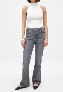 Расклешенные джинсы NA-KD, серый