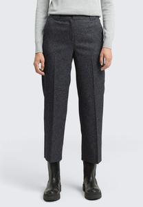 Брюки TOM TAILOR MIA STRAIGHT IN MELANGE-OPTIK, Lunar Eclipse Blue Structure/Dark Blue