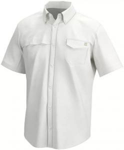 Мужская футболка HUK на пуговицах Tide Point, белый