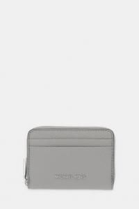 Кожаный кошелек MICHAEL Michael Kors, серый