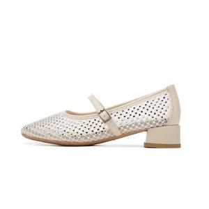 DAPHNE Мэри Джейн туфли женские черные с абрикосовым, цвет Apricot