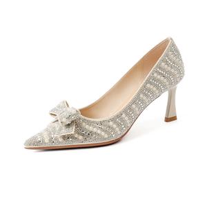 Туфли на высоком каблуке женские абрикосовые Beijiani, цвет Apricot