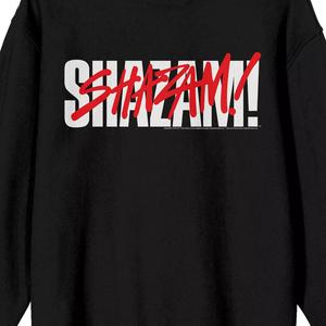 Мужская футболка с длинным рукавом и рисунком Shazam 2 Fury Of The Gods Licensed Character