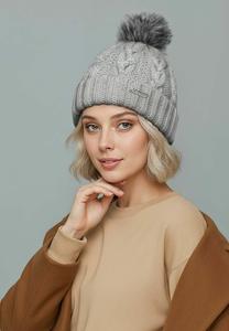 Шапка Neverless Beanie, Hellgrau/Light Grey