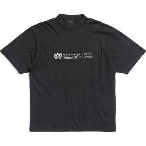 Футболка унисекс черная Balenciaga, черный