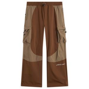 Комбинированные брюки-карго Parachute Ka_Yo_Prototype, Burnt Wine & Morel