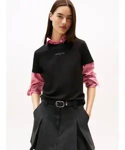 Футболка Regular fit Tommy Jeans, черный