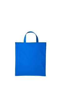 Хлопковая сумка-шопер с короткой ручкой Nutshell, синий