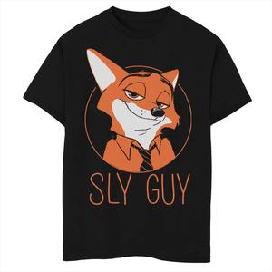 Футболка с рисунком Nick Wilde Sly Guy Fox для мальчиков 8–20 Disney's Zootopia Disney