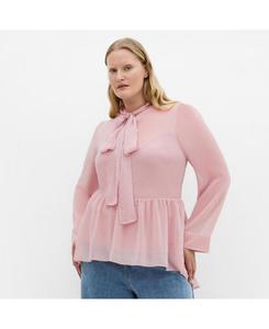 Топ с завязками на шее Kara Stud больших размеров CITY CHIC, Rosebud