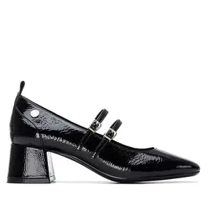 Женские лодочки на квадратном каблуке с острым носом 144255 Xti, Black