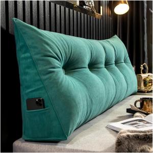 Треугольная подушка-клин COZMAX для поддержки спины и чтения в кровати, цвет G, 100 см (39 дюймов)