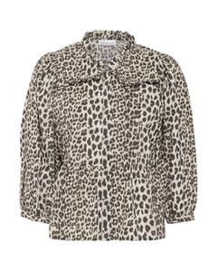 Блуза KAREN BY SIMONSEN KBUlrike, серо-коричневый