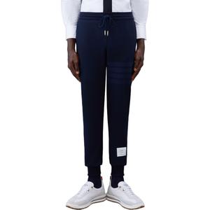 Брюки с 4-полосными вставками THOM BROWNE, синий