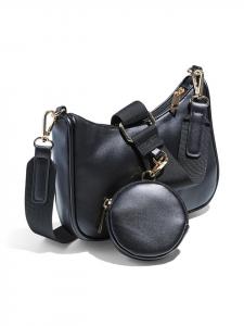 Наплечная сумка Pieces, черный