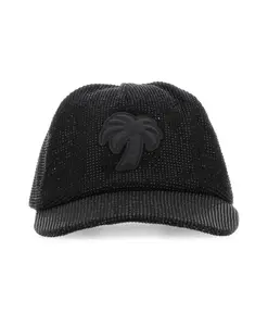 Гламурная бейсболка Palm Angels, черный