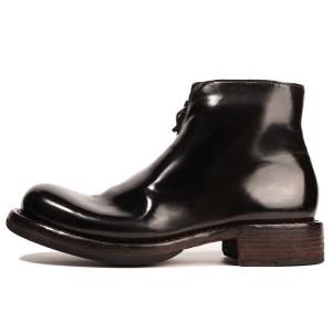 Dreambox Вибрам x Дримбо полусапоги мужские 4 см темно-коричневые глянцевые, цвет Dark Coffee Shiny