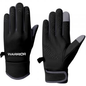 WARRIOR Дралоновые перчатки из композитного кристального флиса унисекс, Black
