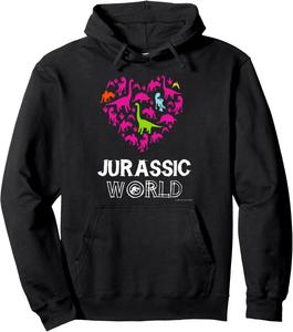 Худи Jurassic World HEART, черное