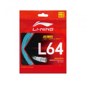 Струны для бадминтонной ракетки Unisex 0.64 мм*10 м LINING, Lake Shore синий[1 Pack]