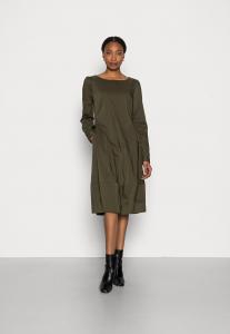 Летнее платье Culture, темно-зеленый