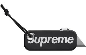 Нож канцелярский Supreme, черный