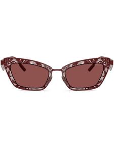 Солнцезащитные очки в оправе 'кошачий глаз' Dolce & Gabbana Eyewear, красный