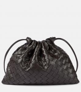 Пыльник Маленькая кожаная сумочка-клатч Bottega Veneta, Fondant-Gold