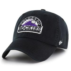 Мужская приталенная шляпа '47 Black Colorado Rockies Cooperstown Collection Franchise
