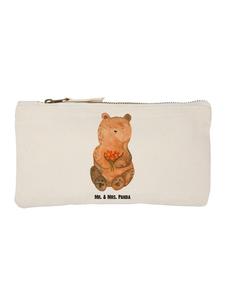 Mr. & Mrs. Panda Пенал с изображением медведя, с надписью «Спасибо», без текста, белого цвета